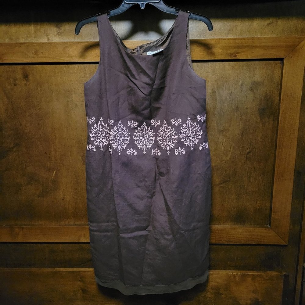 Cute purple print dress